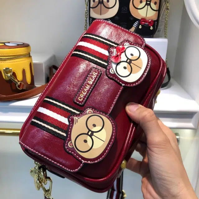 CREAM BEAR PU