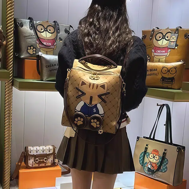 CREAM BEAR PU
