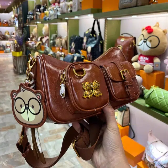 CREAM BEAR PU