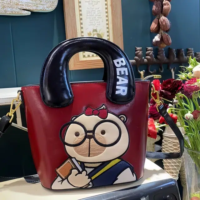 CREAM BEAR PU