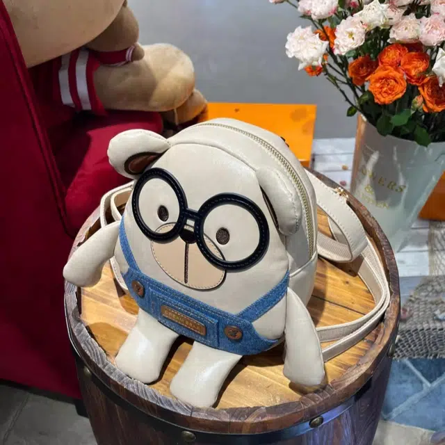 CREAM BEAR PU