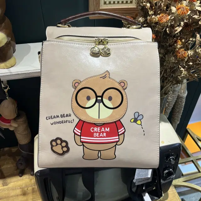 CREAM BEAR ins PU