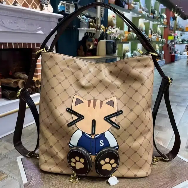 CREAM BEAR PU