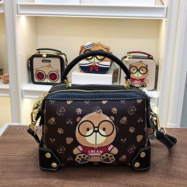 CREAM BEAR PU