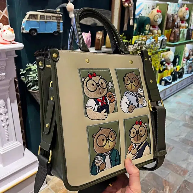 CREAM BEAR PU