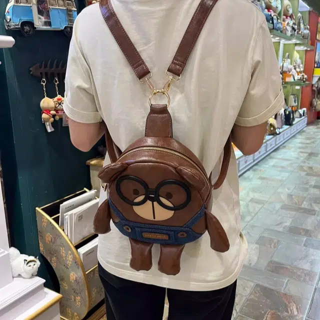 CREAM BEAR PU