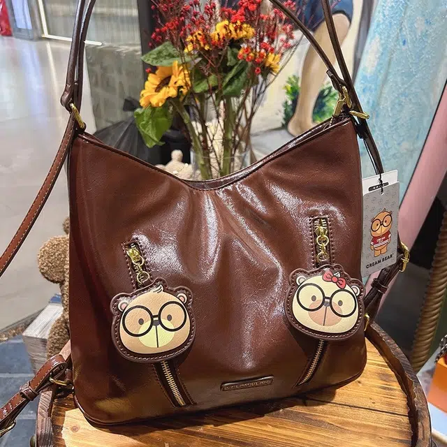CREAM BEAR PU