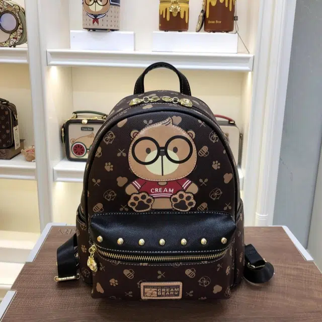 CREAM BEAR PU