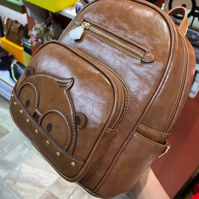 CREAM BEAR PU