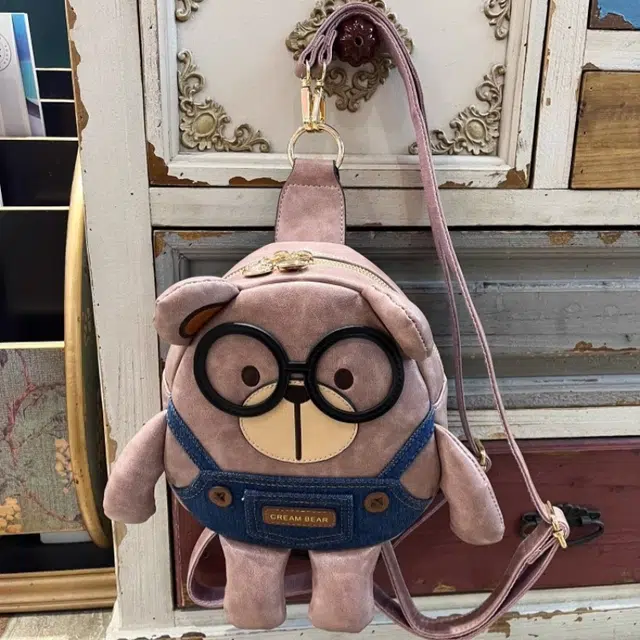 CREAM BEAR PU