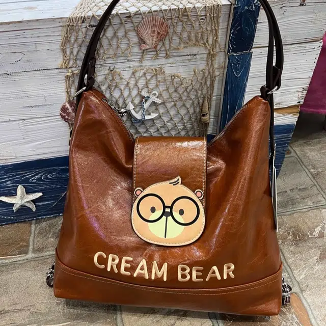CREAM BEAR ins PU