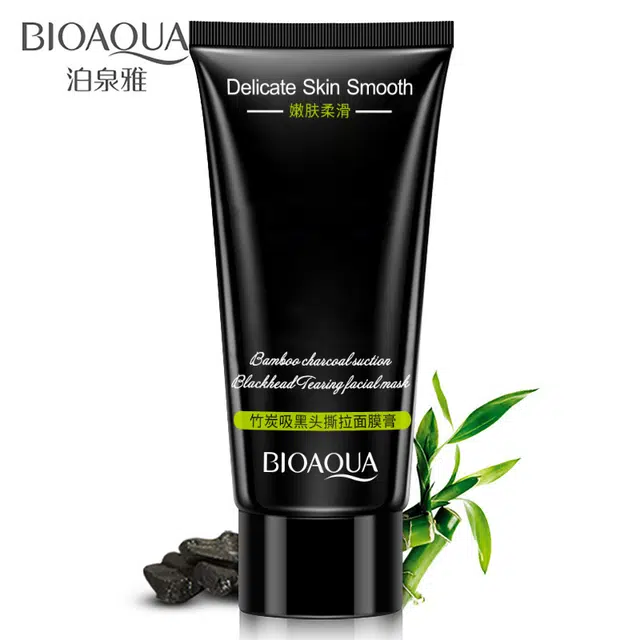泊泉雅竹炭去黑头撕拉鼻膜 收缩毛孔洁净祛黑头粉刺面膜膏