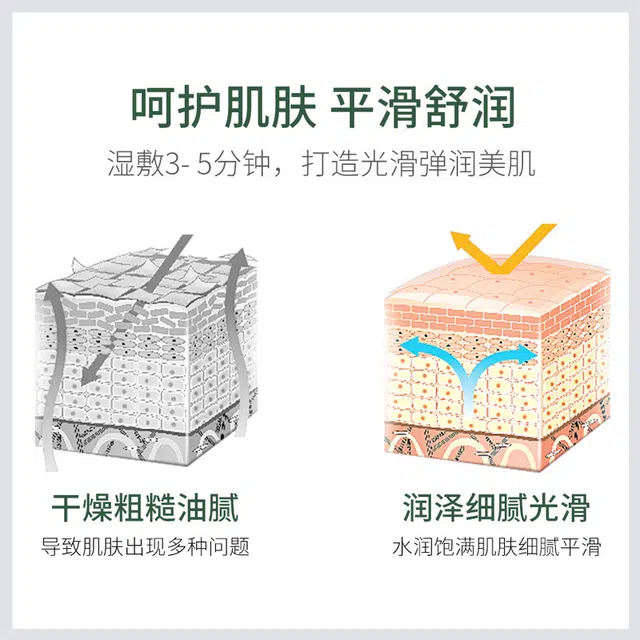 泊泉雅 水杨酸棉片面膜 清爽滋润温和呵护保湿水杨酸面膜