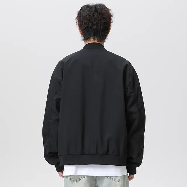 艾梵斯贝 美式复古工装潮流徽章刺绣简约设计款无性别高级感日常通勤百搭少年感高街风时尚运动休闲棒球领夹克 男女同款