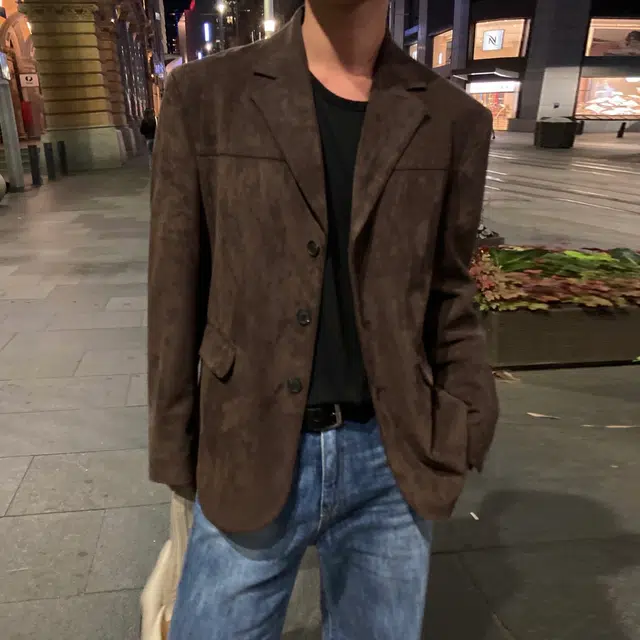 艾梵斯贝 美式复古轻熟老钱风平驳领韩系气质高级感日常通勤百搭宽松休闲舒适时尚品质轻奢高端商务秋季西装 男款