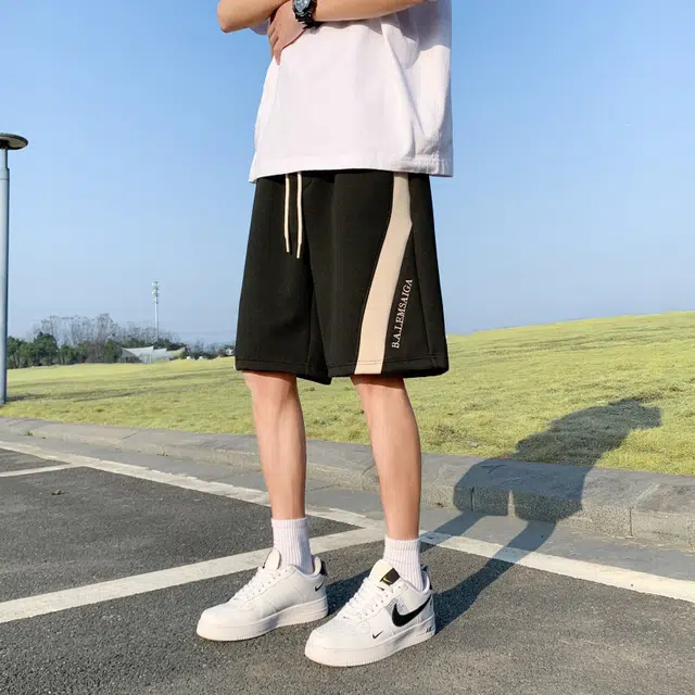 微牛 夏季潮流高端宽松百搭外穿潮牌五分裤休闲短裤 男款
