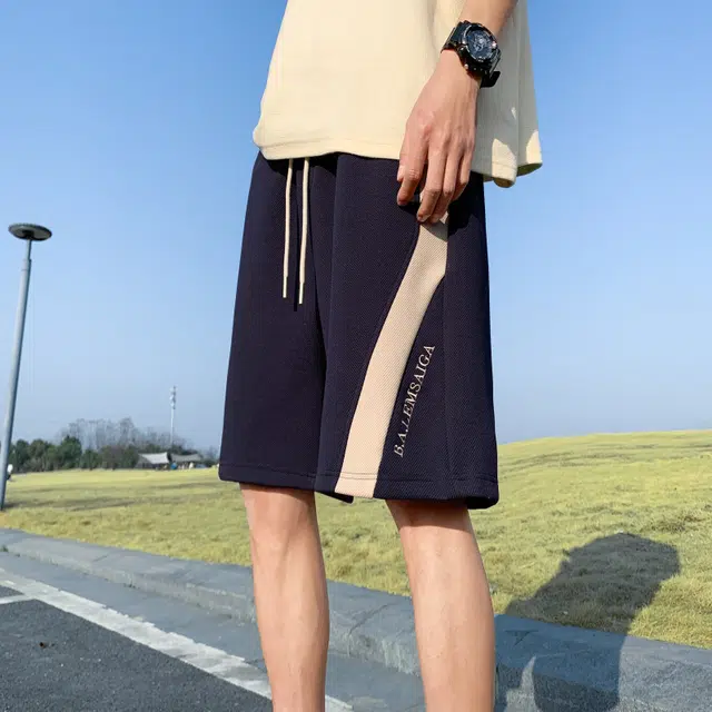 微牛 夏季潮流高端宽松百搭外穿潮牌五分裤休闲短裤 男款