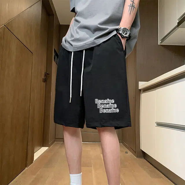微牛 夏季高端宽松多色百搭外穿潮牌五分裤休闲短裤 男款