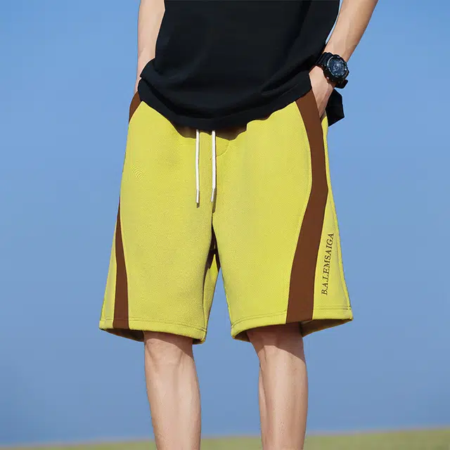 微牛 夏季潮流高端宽松百搭外穿潮牌五分裤休闲短裤 男款