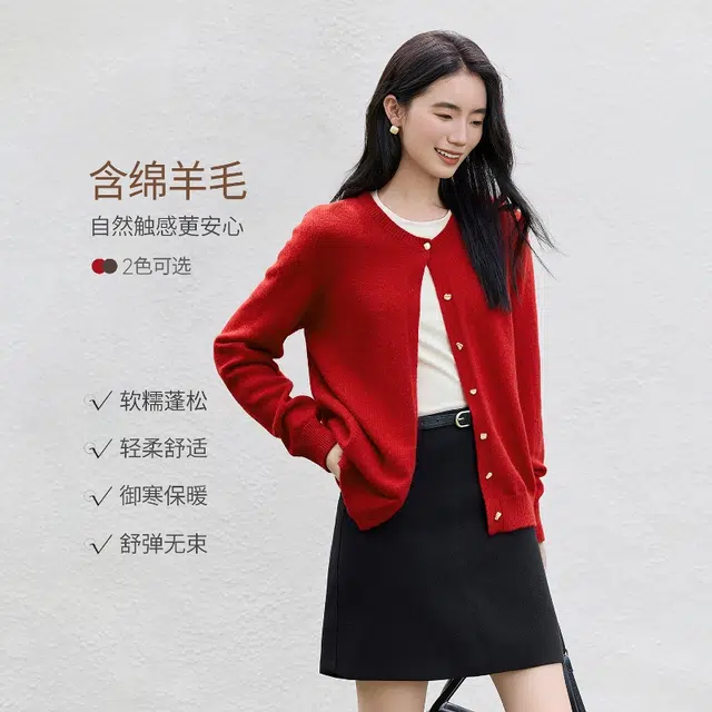 佐塞斯 舒适时尚休闲简约针织衫 女款