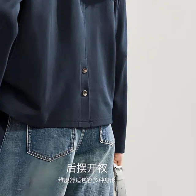 佐塞斯 高端品质轻奢双面棉纯色圆领秋季时尚休闲百搭长袖内搭上衣卫衣 女款