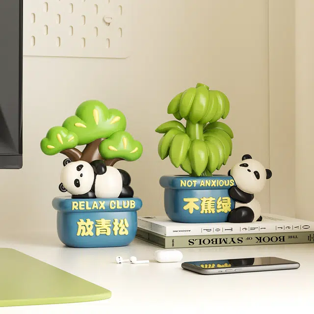 西瓜藤 禁止蕉绿熊猫文创生日小解压 景品