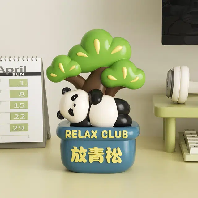 西瓜藤 禁止蕉绿熊猫文创生日小解压 景品