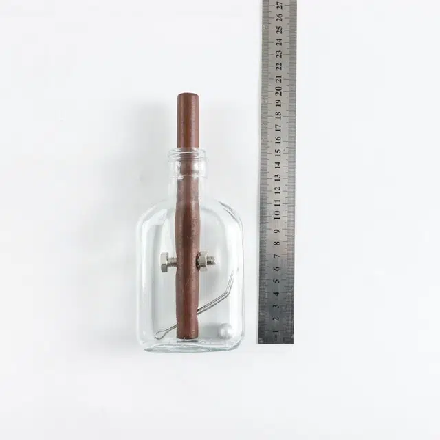 万格 创意玻璃瓶解锁解扣鲁 解环玩具