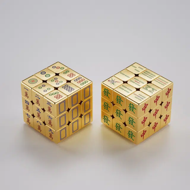 万格 黄金三阶磁力 魔方