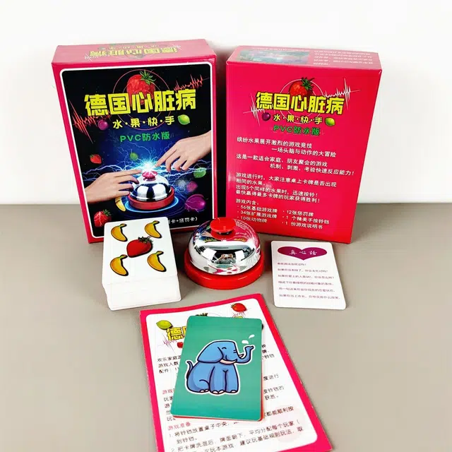 万格 卡牌桌游水果扑克牌纸牌 德国心脏病