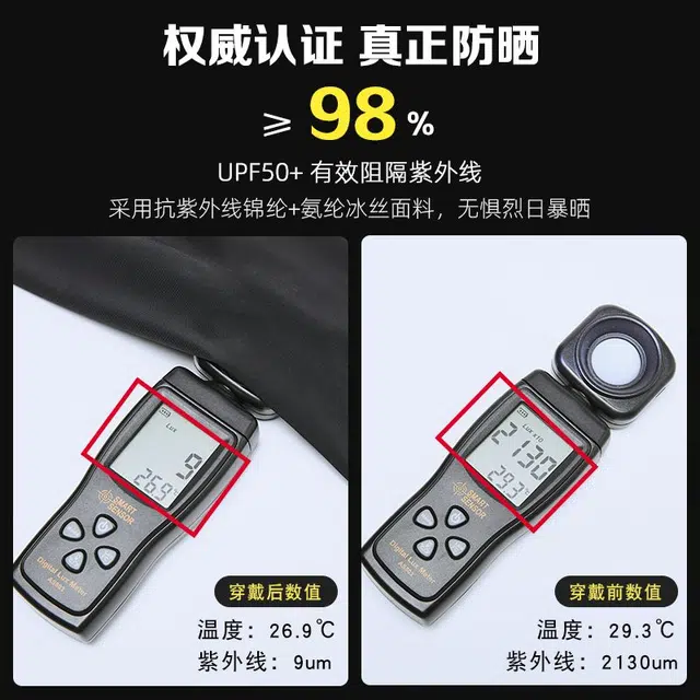 图涂丫 夏季宽松薄透气防紫外线骑行开车护袖手臂套 锦纶 防晒袖 男女同款情侣款