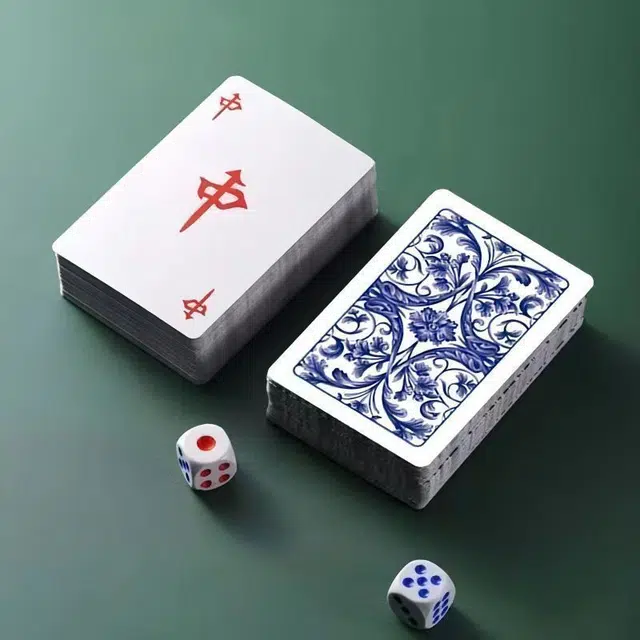 万格 加厚扑克牌家用旅行 纸麻将