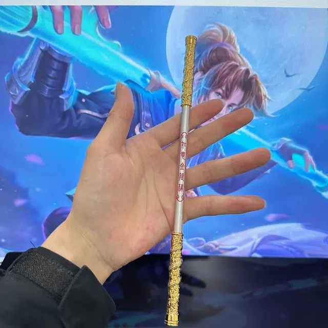 万格 金属孙悟空孙行者玩具合金金箍棒 成品模型