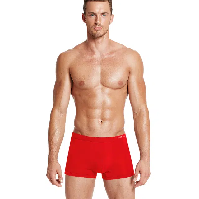 富贵鸟 舒适内裤 中腰 男款 两条装 喜庆