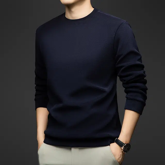 卡丹狄诺 加绒圆领秋冬保暖舒适百搭长袖打底衫卫衣 男女同款