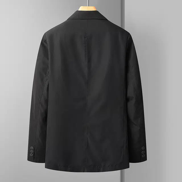 卡丹狄诺 秋季休闲西服男春防晒中年男士外衣商务单西男西装外套 男款