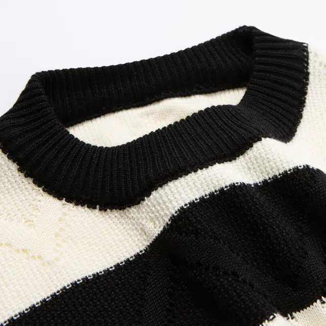 卡丹狄诺 秋冬季提花撞色男士保暖上衣毛衣 男款