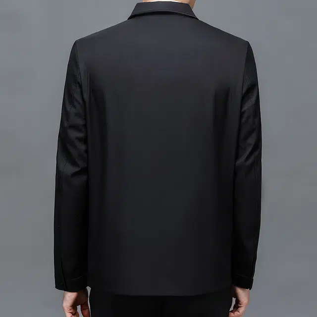 卡丹狄诺 秋季长袖翻领行政商务休闲百搭春拉链外套男茄克衫防风夹克 男款