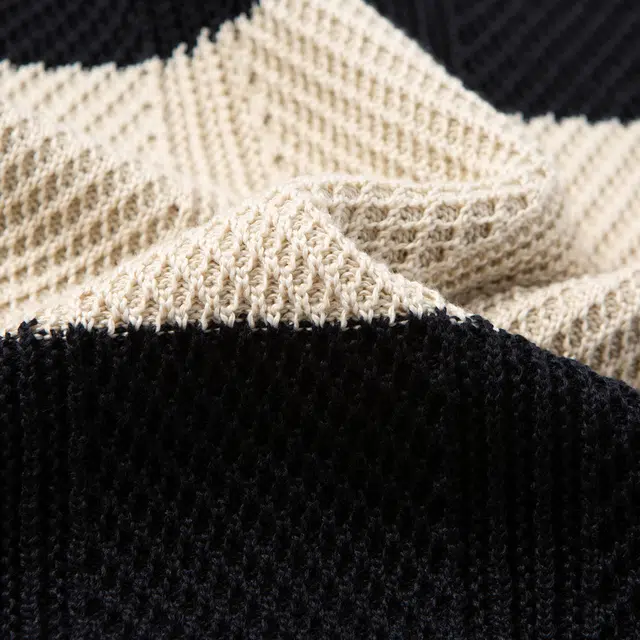 卡丹狄诺 秋冬季男士撞色套头上衣毛衣 男款