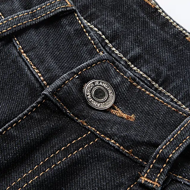 卡丹狄诺 修身男士夏季垂感宽松直筒牛仔裤 男款