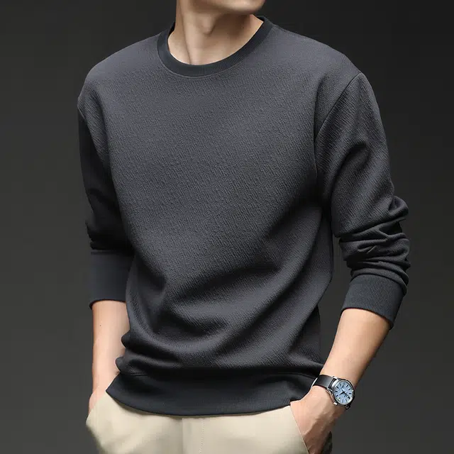 卡丹狄诺 宽松休闲舒适柔软弹力百搭时尚肌理感长袖卫衣 男女同款