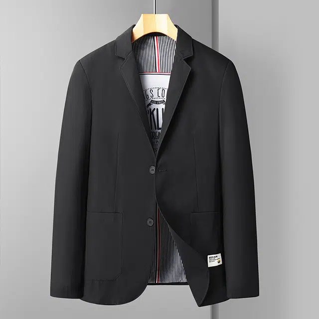 卡丹狄诺 秋季休闲西服男春防晒中年男士外衣商务单西男西装外套 男款