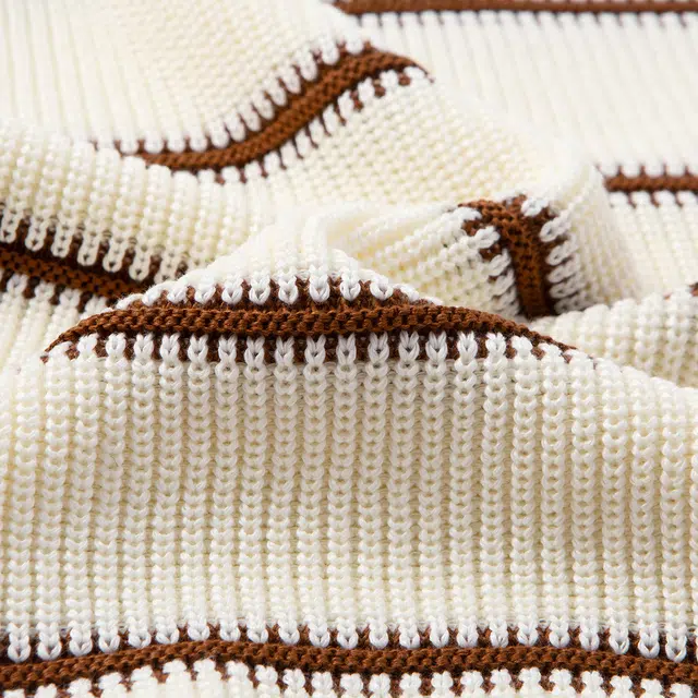 卡丹狄诺 男士秋冬季条纹套头上衣毛衣 男款