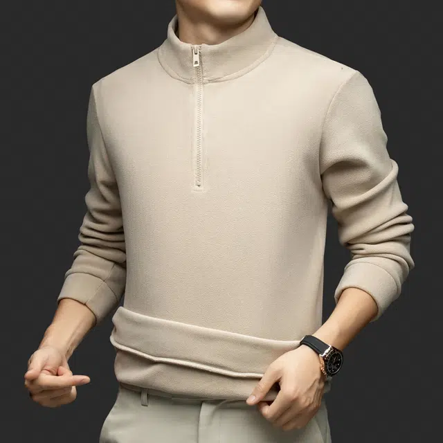 卡丹狄诺 双面奥粒绒保暖户打底休闲运动弹力百搭亲肤卫衣 男款