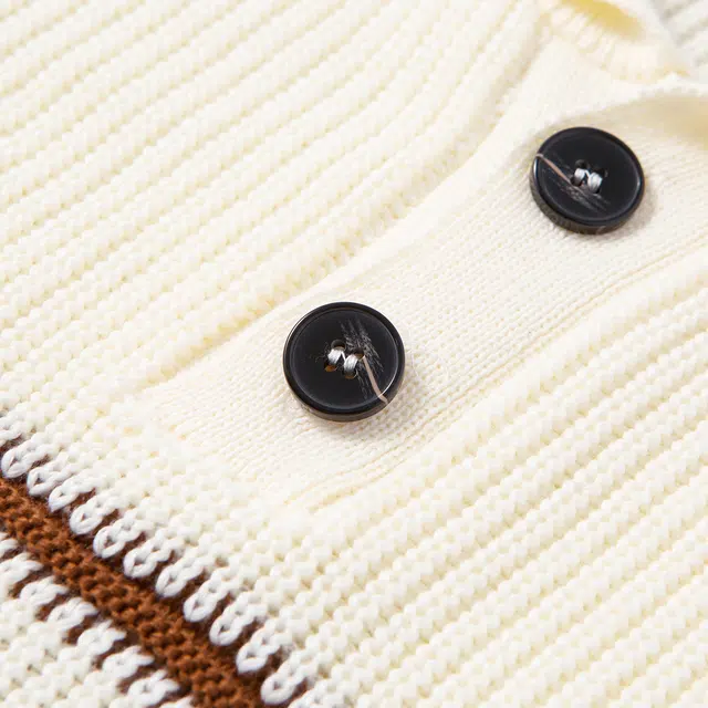 卡丹狄诺 男士秋冬季条纹套头上衣毛衣 男款