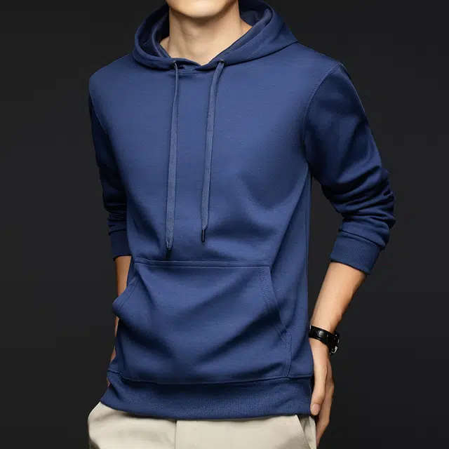 卡丹狄诺 长绒棉春秋季经典百搭简约休闲纯色套头亲肤舒适连帽卫衣 男女同款