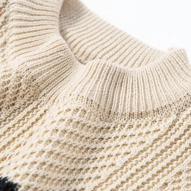 卡丹狄诺 秋冬季男士撞色套头上衣毛衣 男款