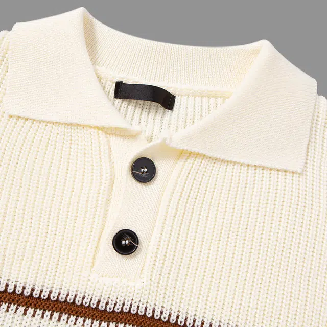 卡丹狄诺 男士秋冬季条纹套头上衣毛衣 男款