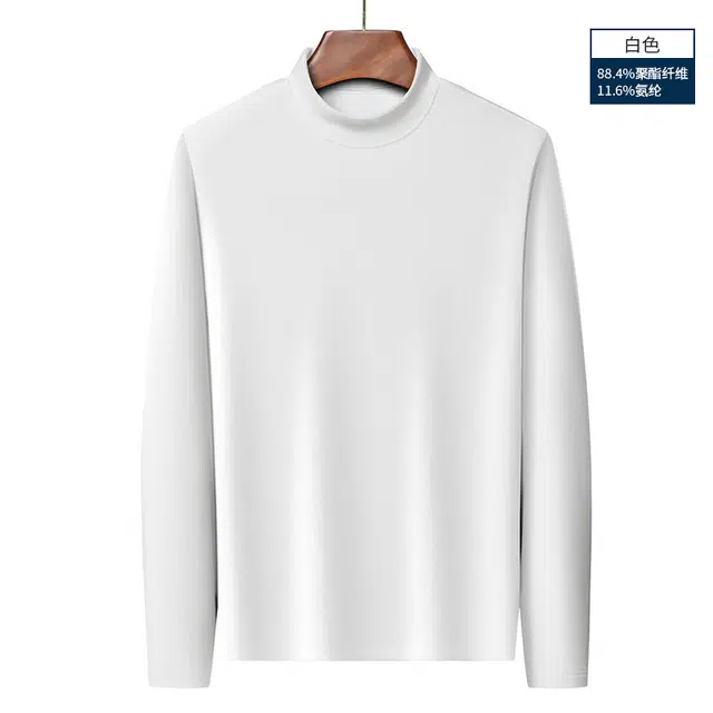 卡丹狄诺 秋冬德绒打底衫运动户外纯色百搭舒适保暖亲肤半高领休闲上衣长袖卫衣 男女同款