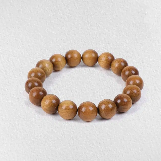 茂琼 招财进宝万事顺遂好运连连新中式国潮民族风盘串单圈盘玩时尚百搭潮流高级文玩盘玩念珠 楠木 木作手串 男女同款情侣款